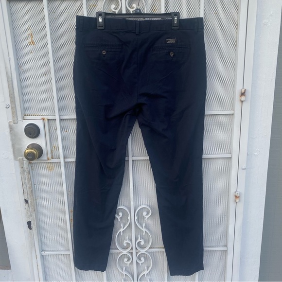 Banana Republic mason chino mens  W38”XL32” Pants tapered legs has stretch  navy - Picture 4 of 7